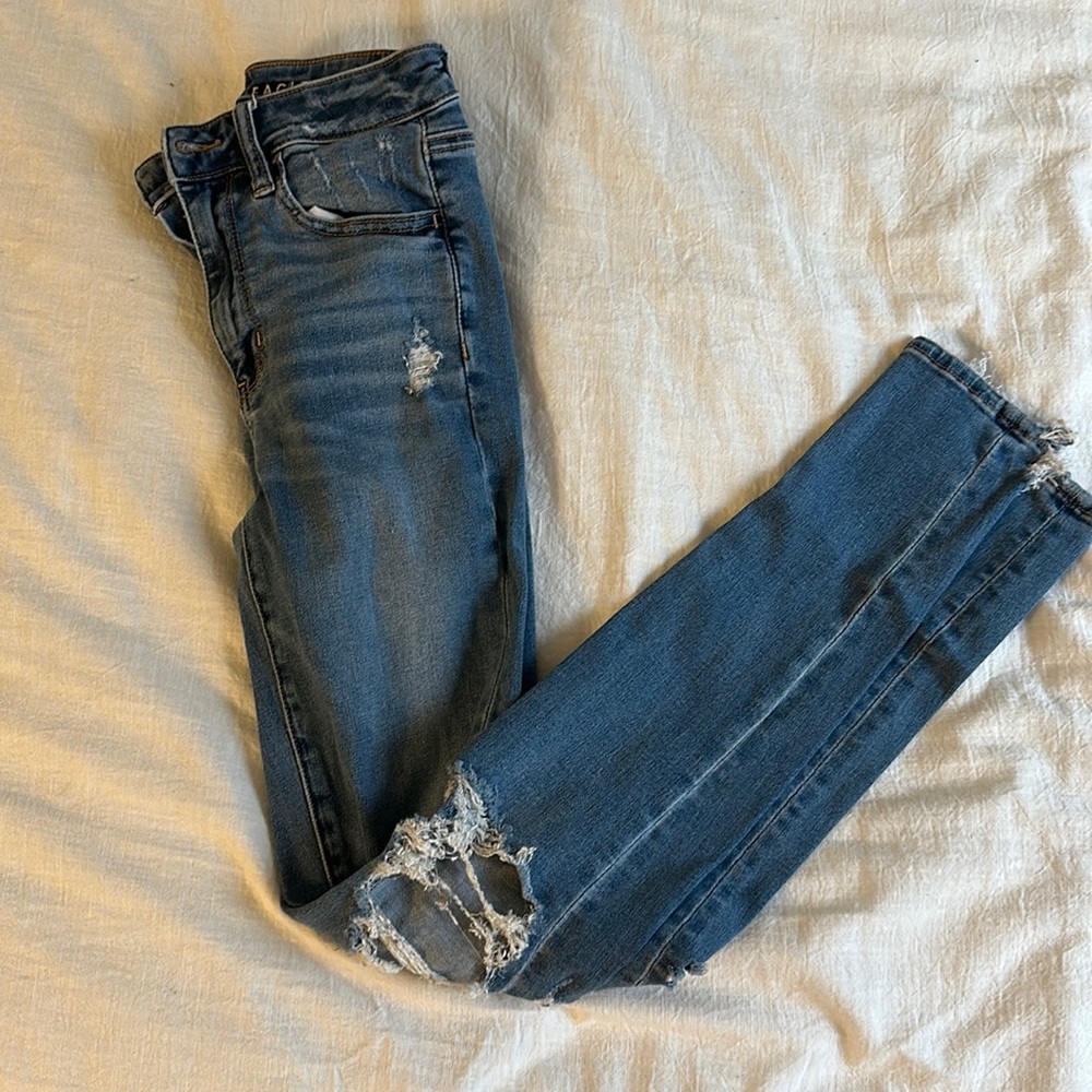 American eagle skinny stretch jean size 2L